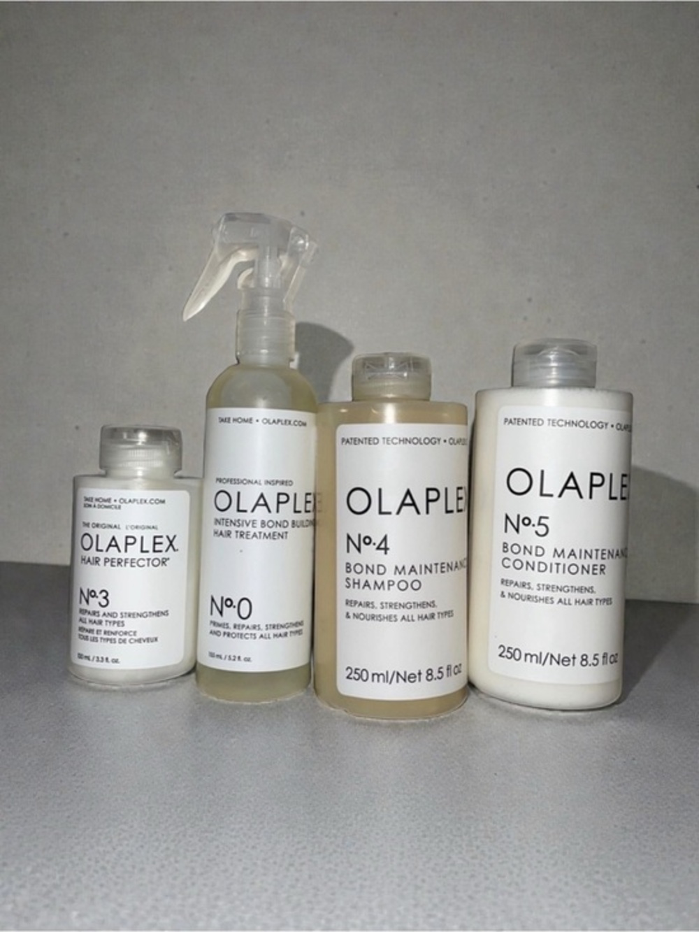 Set of OLAPLEX Hair Repair System OLAPLEX Nº 0, Nº 3, Nº 4, Nº 5,​